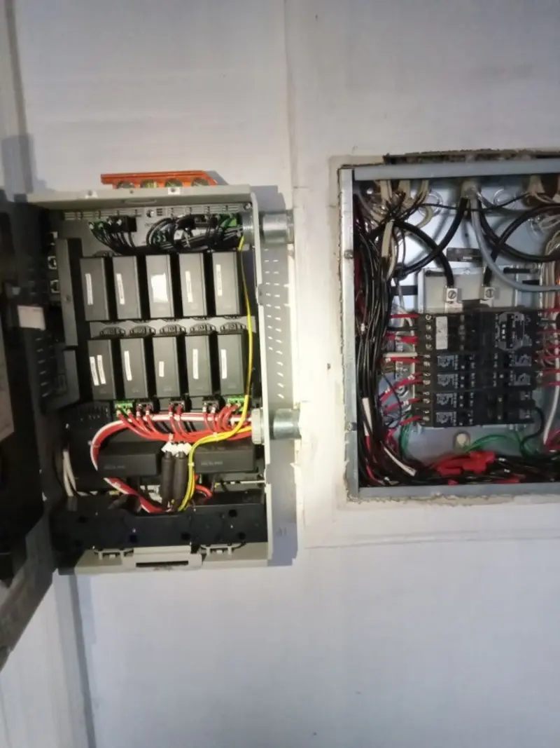 Electrical panel upgrade completed for Indoor Lighting Installation in Asheville